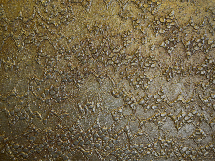 pizzo su pittura metallizzata